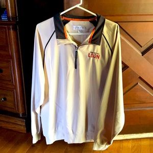 Tehama Golf Smoking Loon half zip pullover lightweight jacket